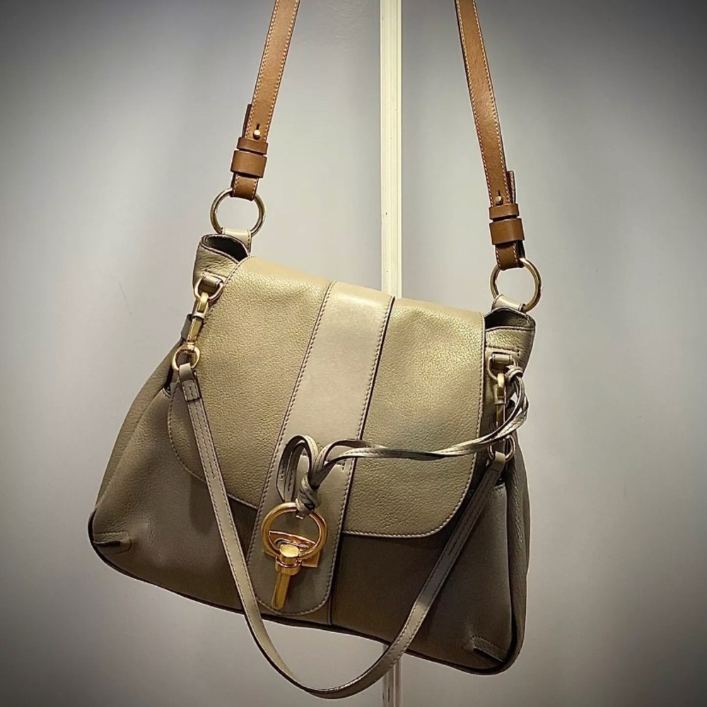 Chloe Med Lexa Bag Crossbody LEATHER